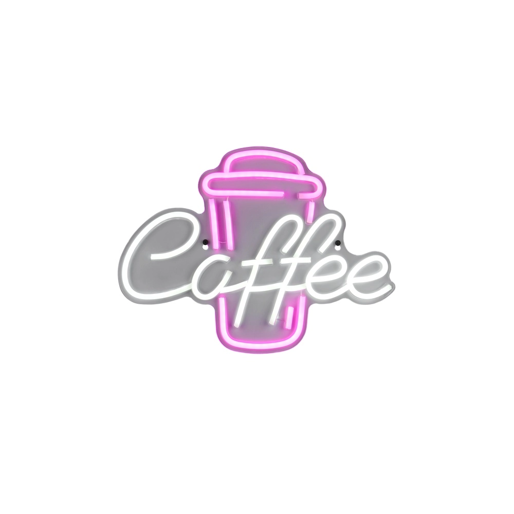 Neon wandlamp Coffee roze Trio 4017807657500