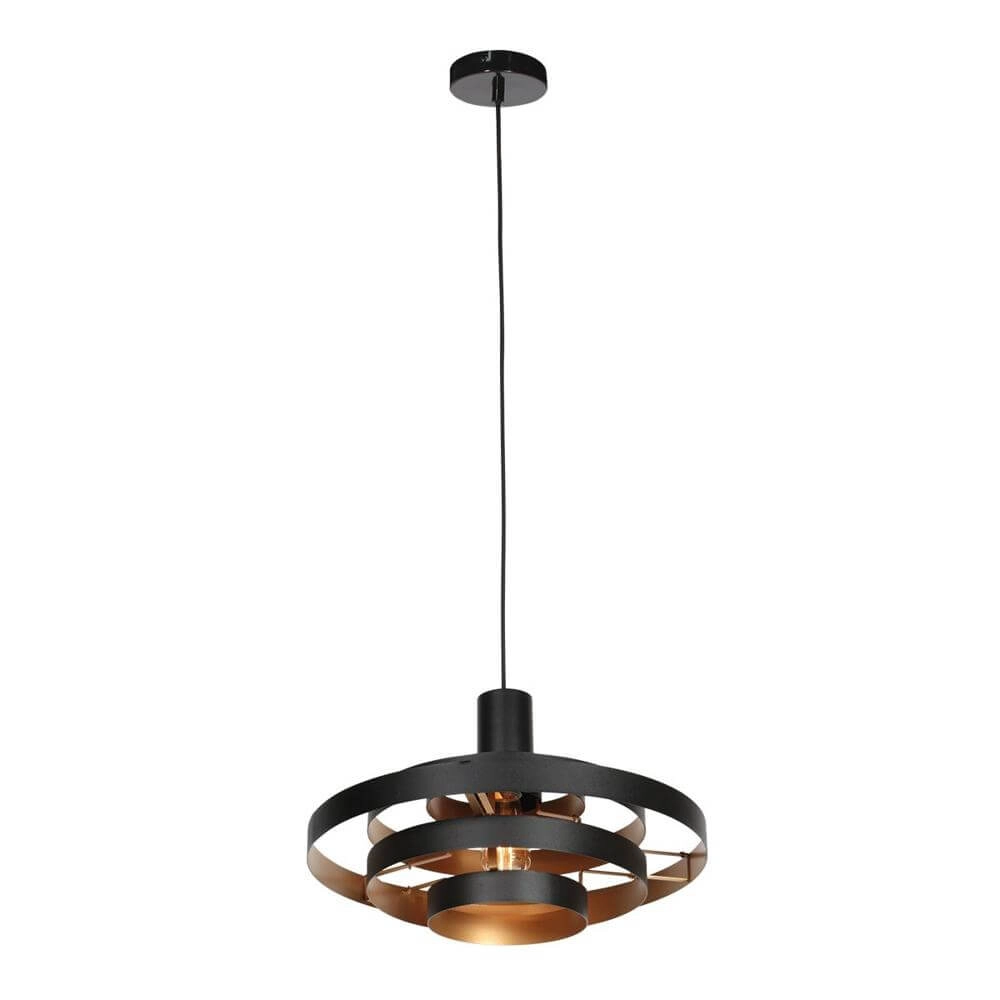 Design hanglamp Halo Cirque zwart Ø 50cm Steinhauer 8712746178333