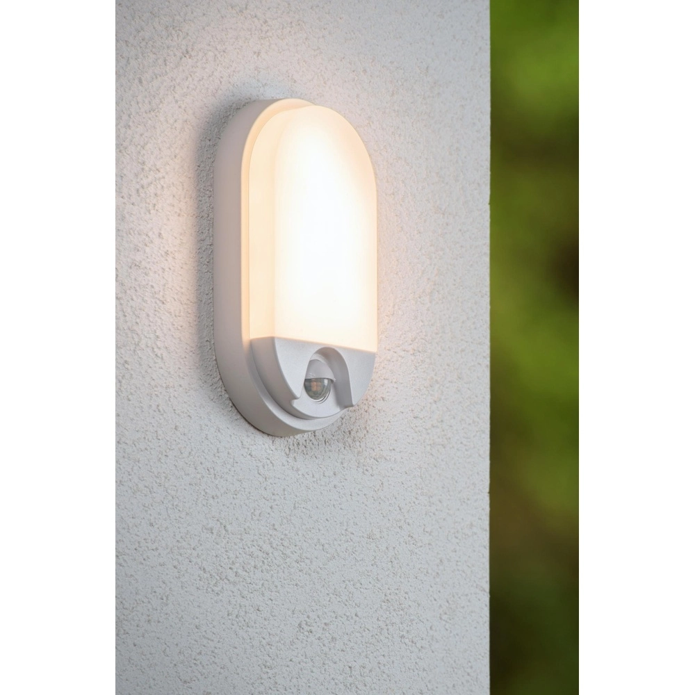 Ovale wandlamp Hups Ir wit met sensor Lucide 5411212221605