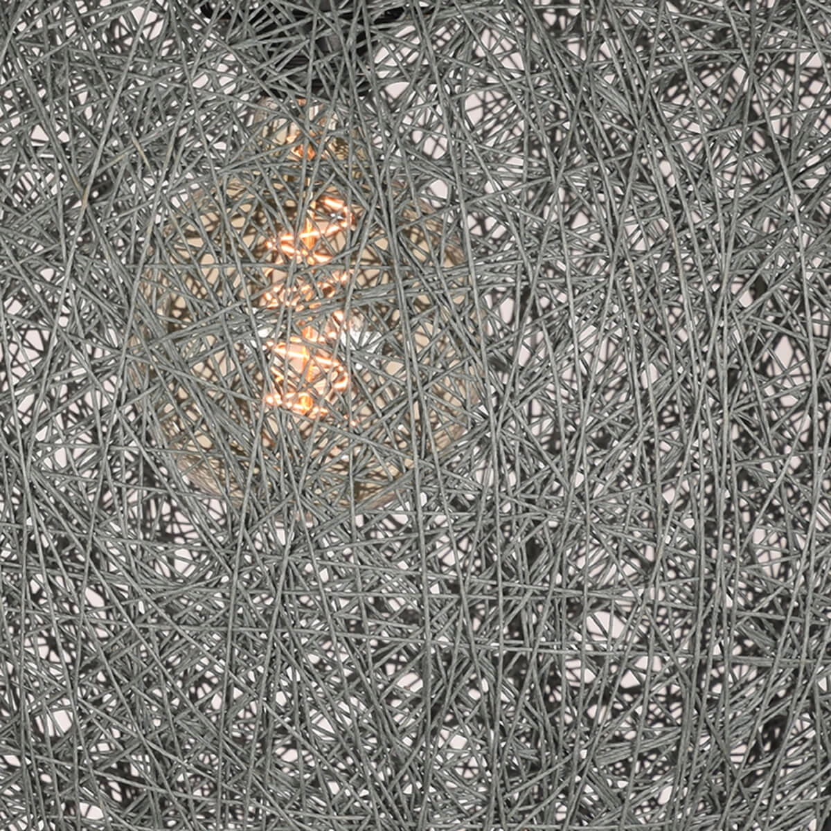 Hanglamp Twist Ø 55cm van grijs vlas draad Label51 8720195417026