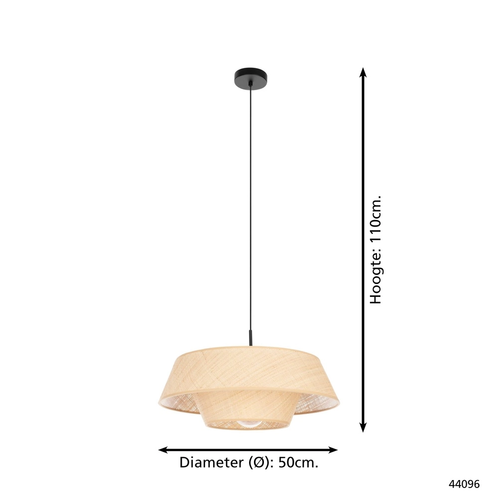 Scandinavische hanglamp Marford Ø 50cm - 1x E27 Eglo 9002759440961