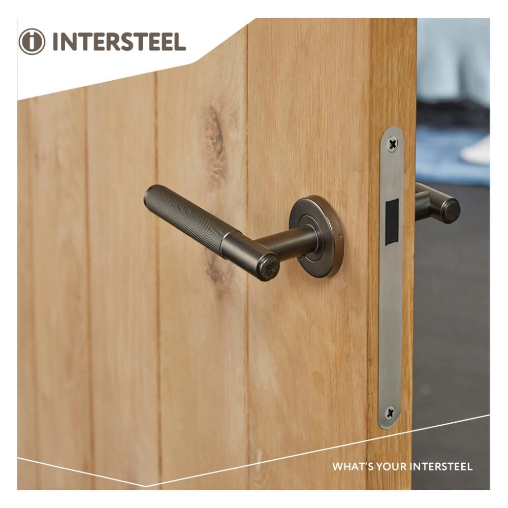 Unieke deurklink Rombo antraciet Intersteel 8714186549360