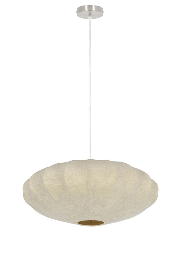 Japandi hanglamp Fay Ø 50cm crème Light & Living 8717807760403