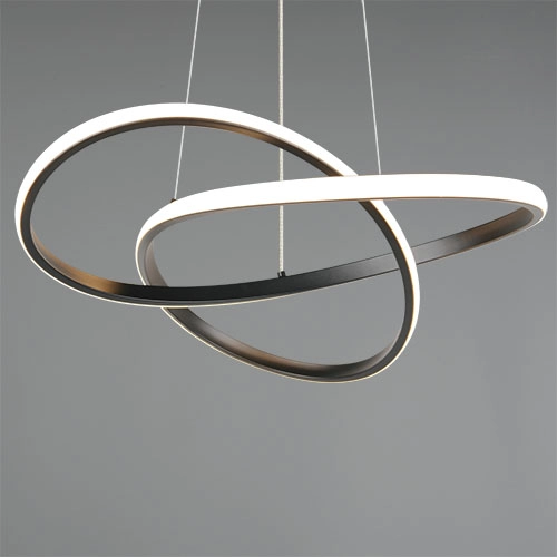 Design hanglamp Mansa zwart Trio 4017807682144