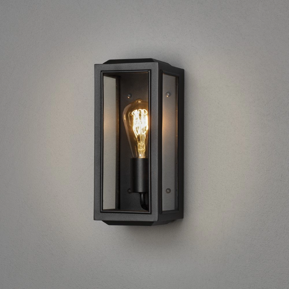 Zwarte muurlamp Carpi KonstSmide 7318307348750