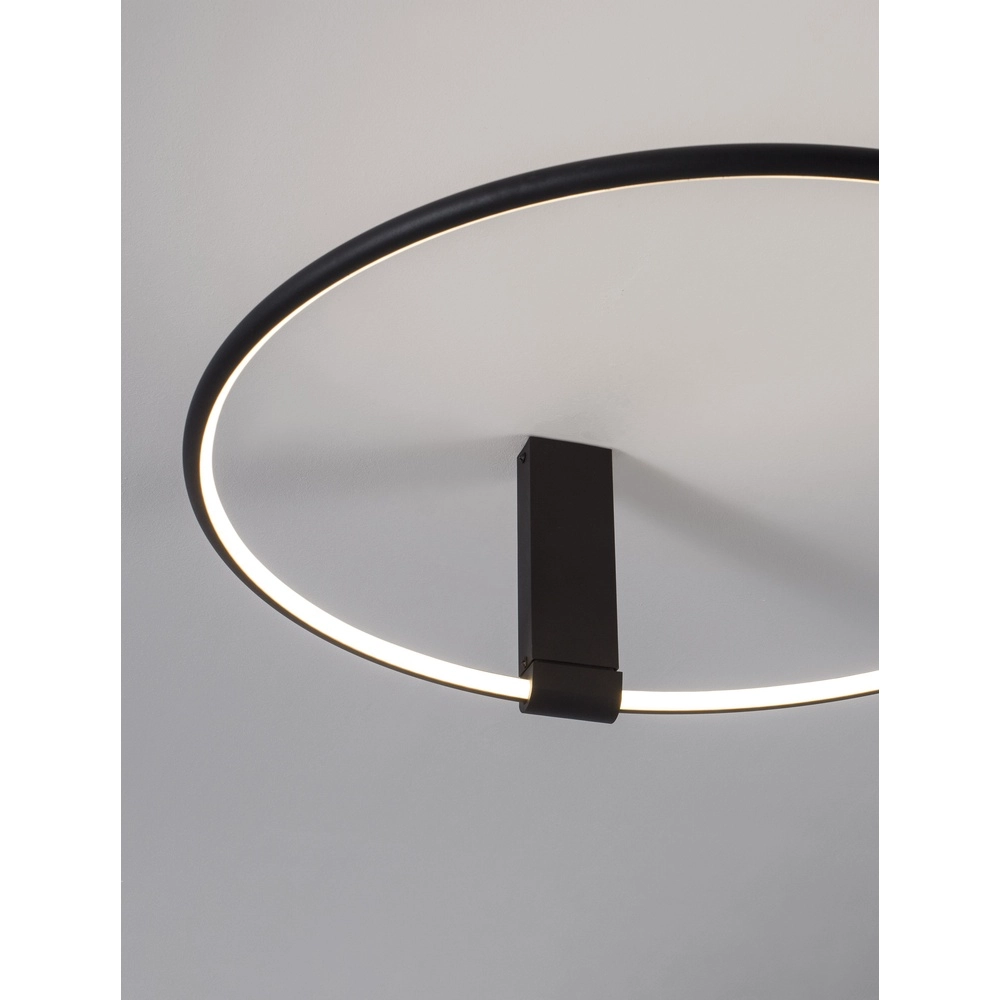Design plafondlamp Garve zwart Ø 60cm Lyora 5212017431813