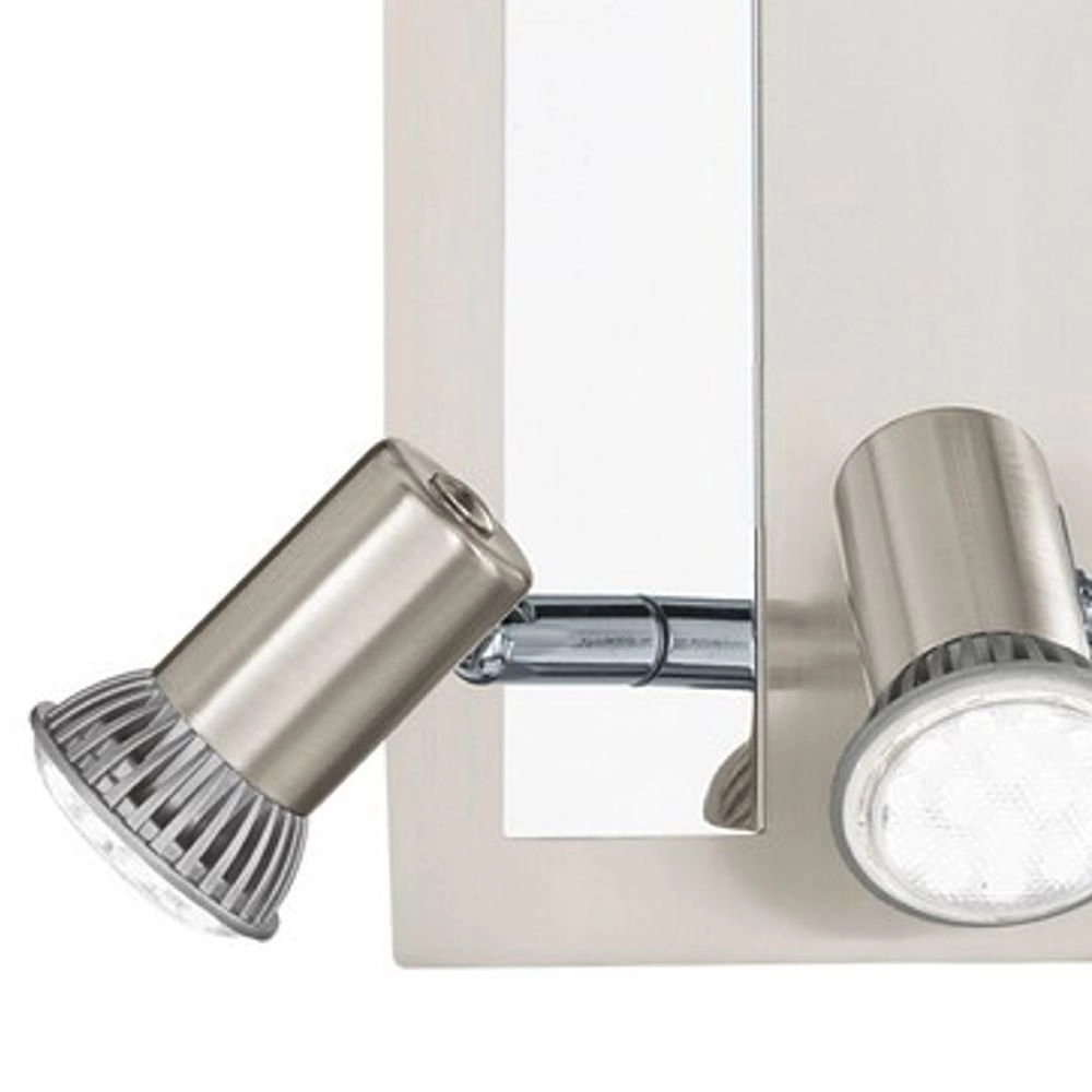 Led plafondspot Rottelo Square 4-lichts Led nikkel mat Eglo 9002759909161