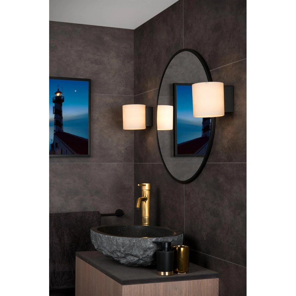 Design wandlamp Jelte IP44 geschikt voor badkamer Lucide 5411212040428