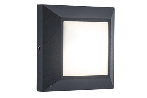 Wandlamp Helena antraciet vierkant