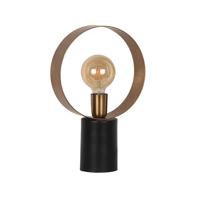 Zwart met gouden tafellamp Ray Label51 8720195420958