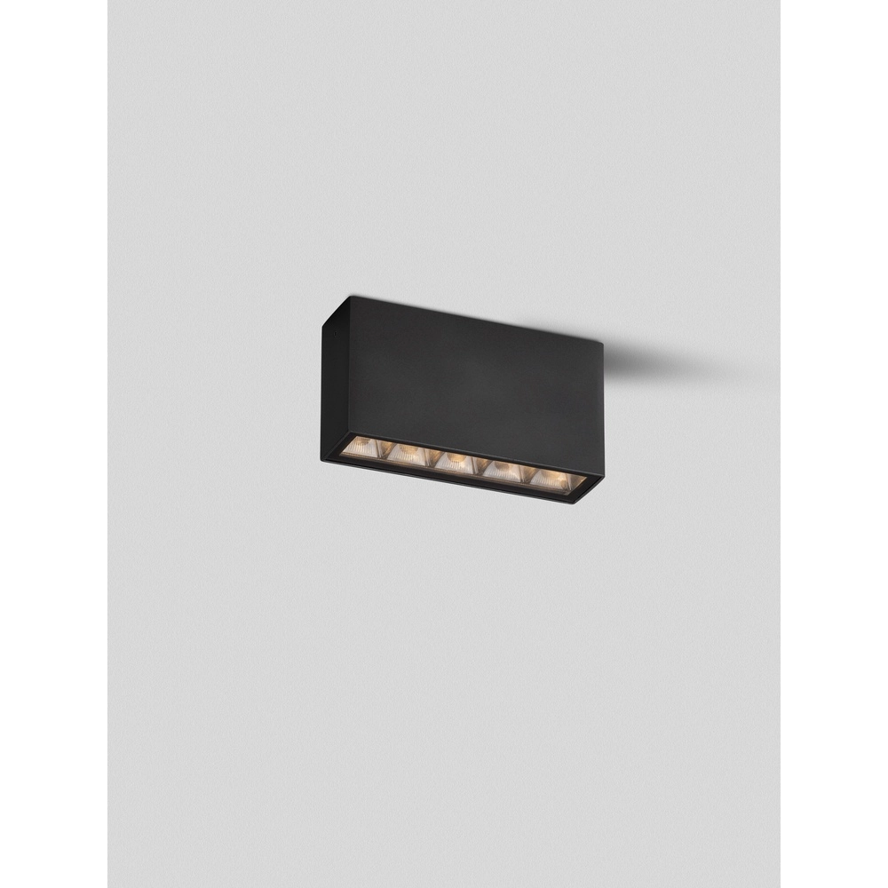 Plafondlamp Jax rechthoek antraciet