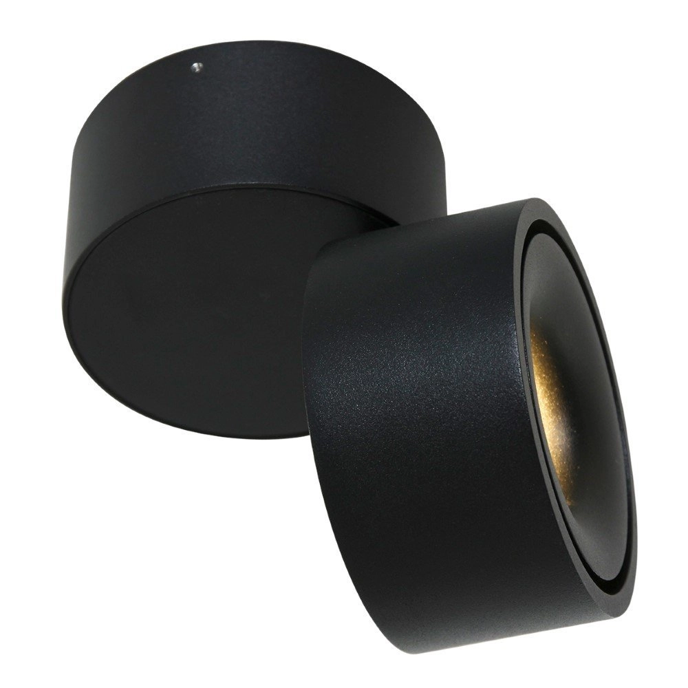 Strakke opbouwspot Fez Black zwart Steinhauer 8712746132496