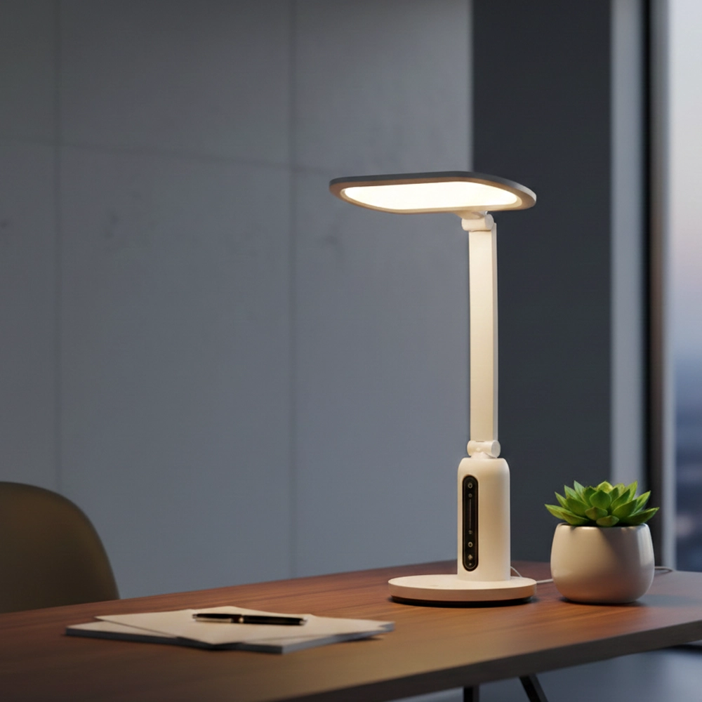 Witte bureaulamp Biolight anti-UV