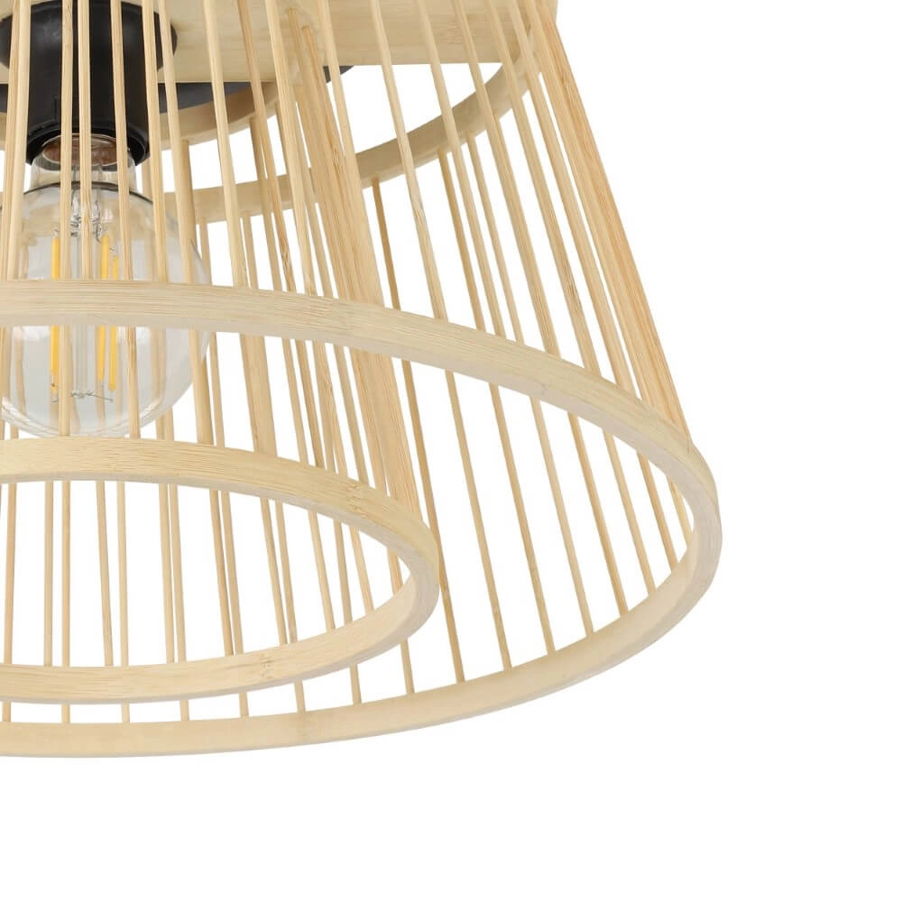 Houten plafondlamp Hykeham Ø 38cm Eglo 9002759438517