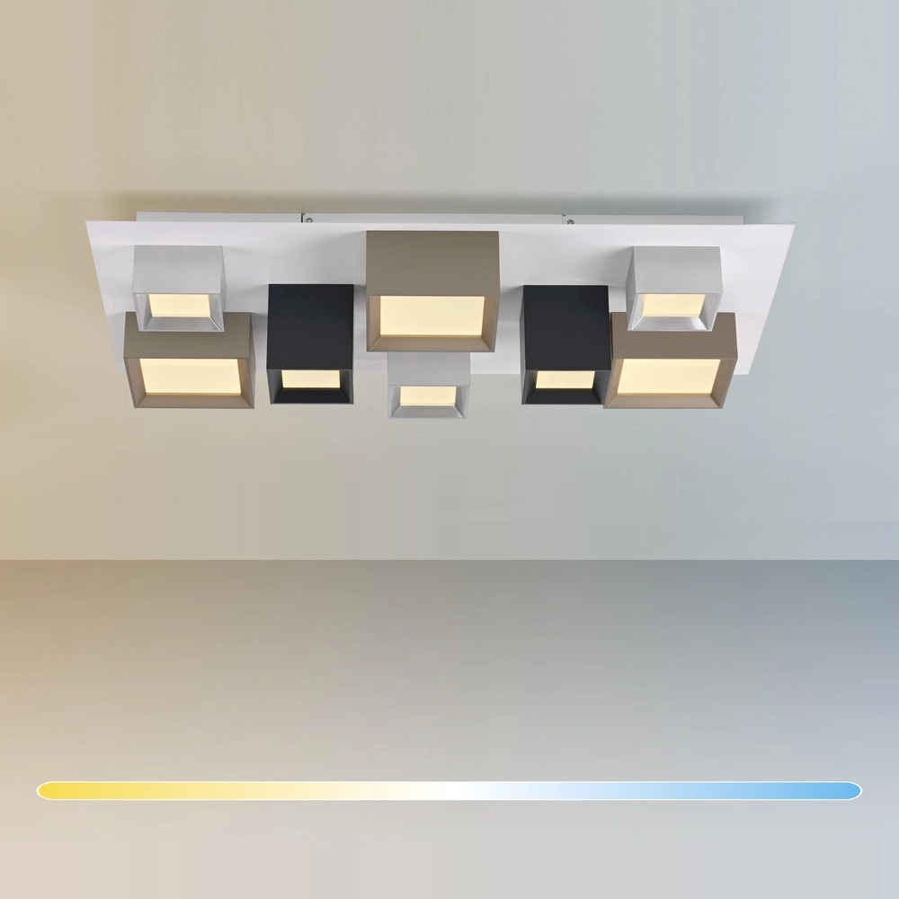 Led plafondlamp Pure Manhattan 8-lichts Paul Neuhaus 4012248396896