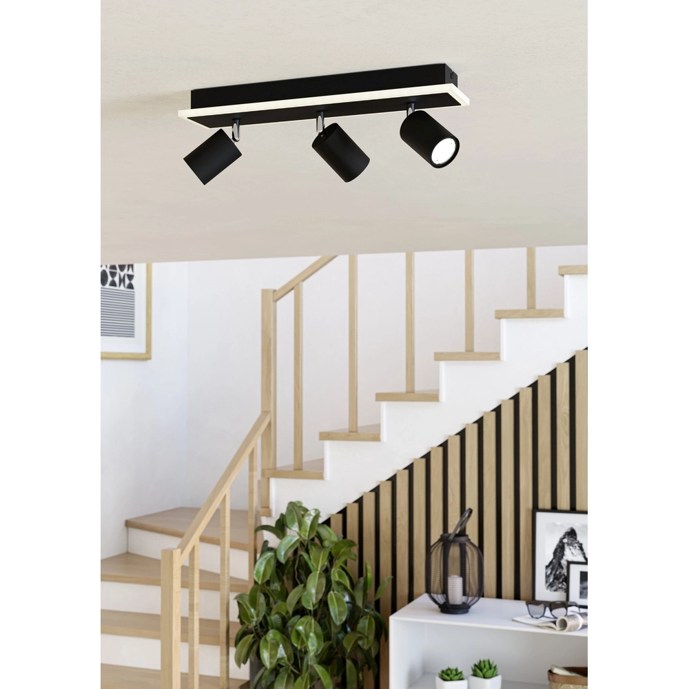 Led plafondspot Rimbocchi 1 3L - zwart - richtbaar Eglo 9008606316564