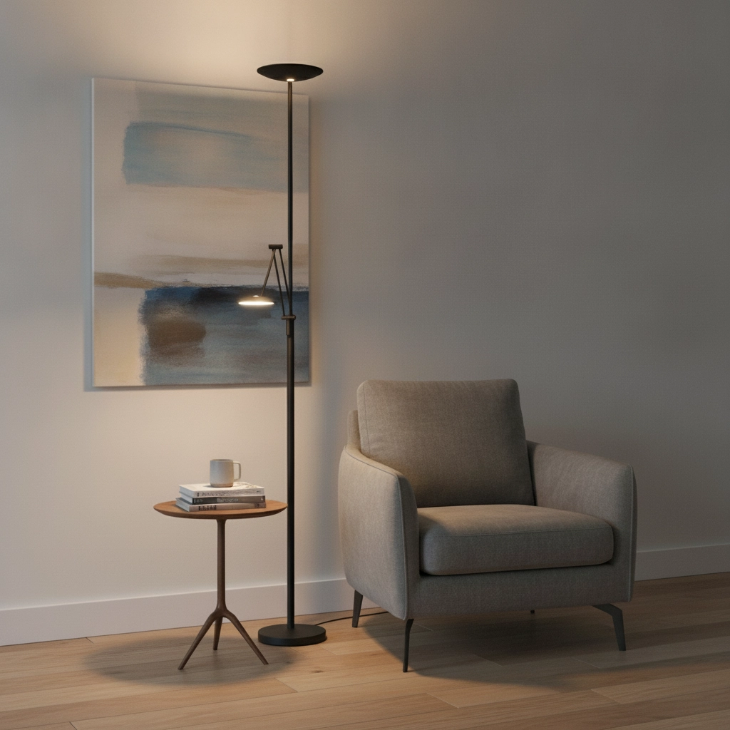 Klassieke leeslamp Roma zwart Ø 23cm