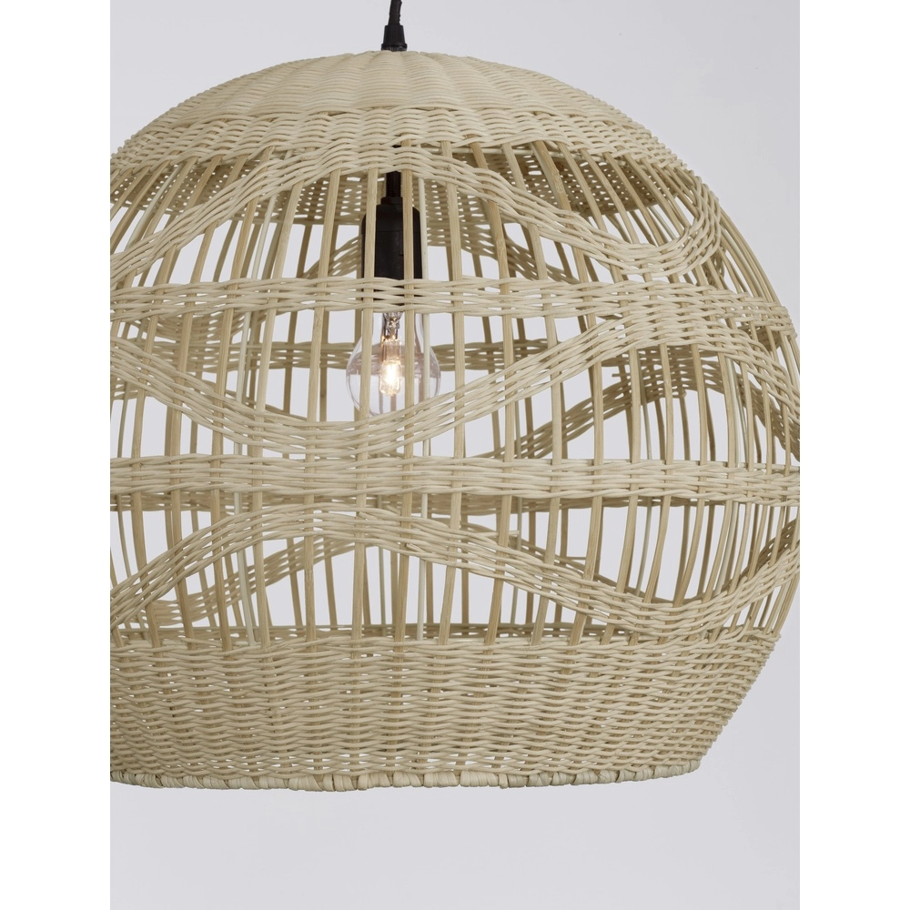 Rotan hanglamp Marlo Ø 48,5cm bol Lyora 5212017438812