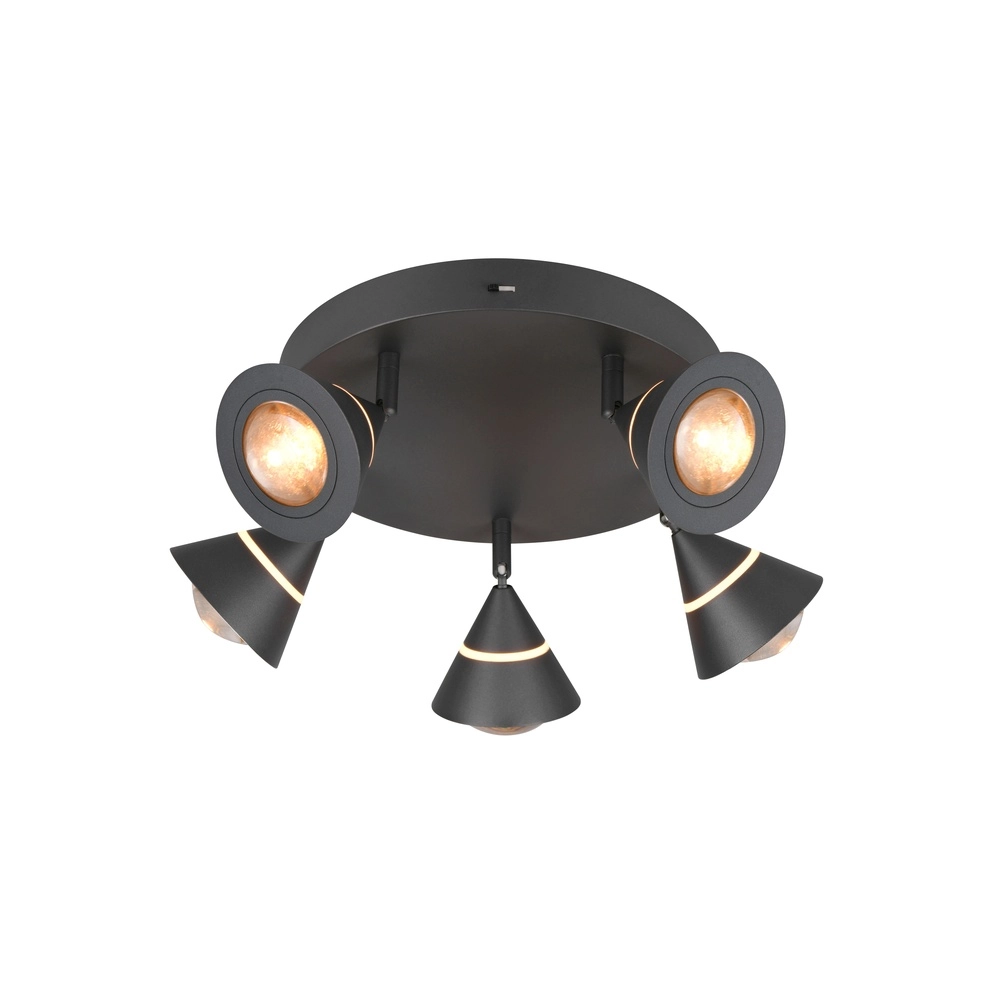 Plafondlamp Romeo zwart