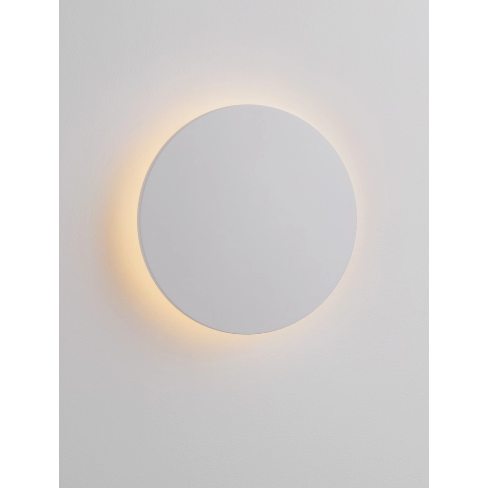 Ronde wandlamp Copper wit Ø 18cm