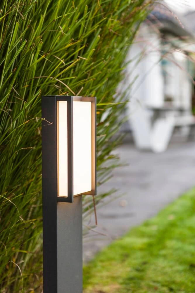 Design padverlichting Qubo antraciet Lutec 6939412079103