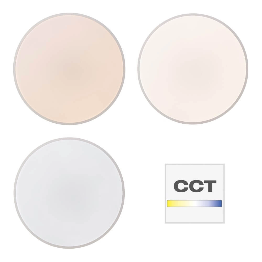 Witte led plafondlamp Slimline Ø 49cm Brilliant 4004353375842