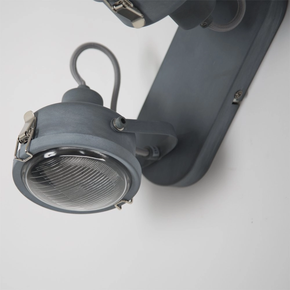 Opbouwspots Satellite 2 lichts loodgrijs KS Verlichting 8714732684200