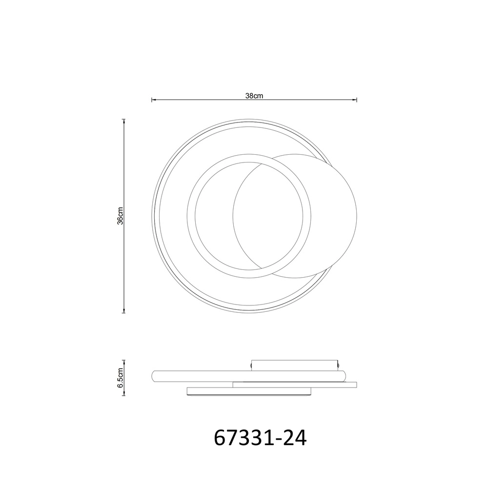 Design plafondlamp Julio zwart met hout Globo 9007371471386