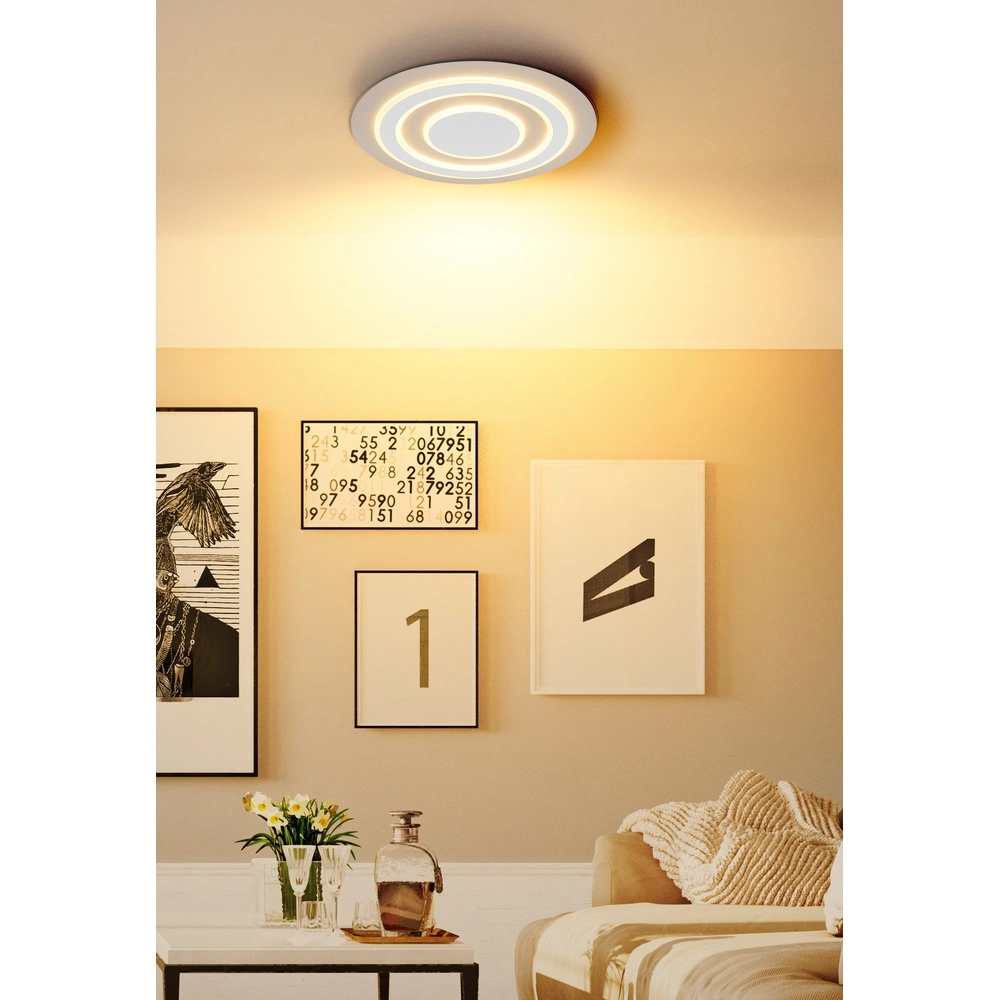 Design plafondlamp Jayden zand bruin Ø 48cm Globo 9007371586004