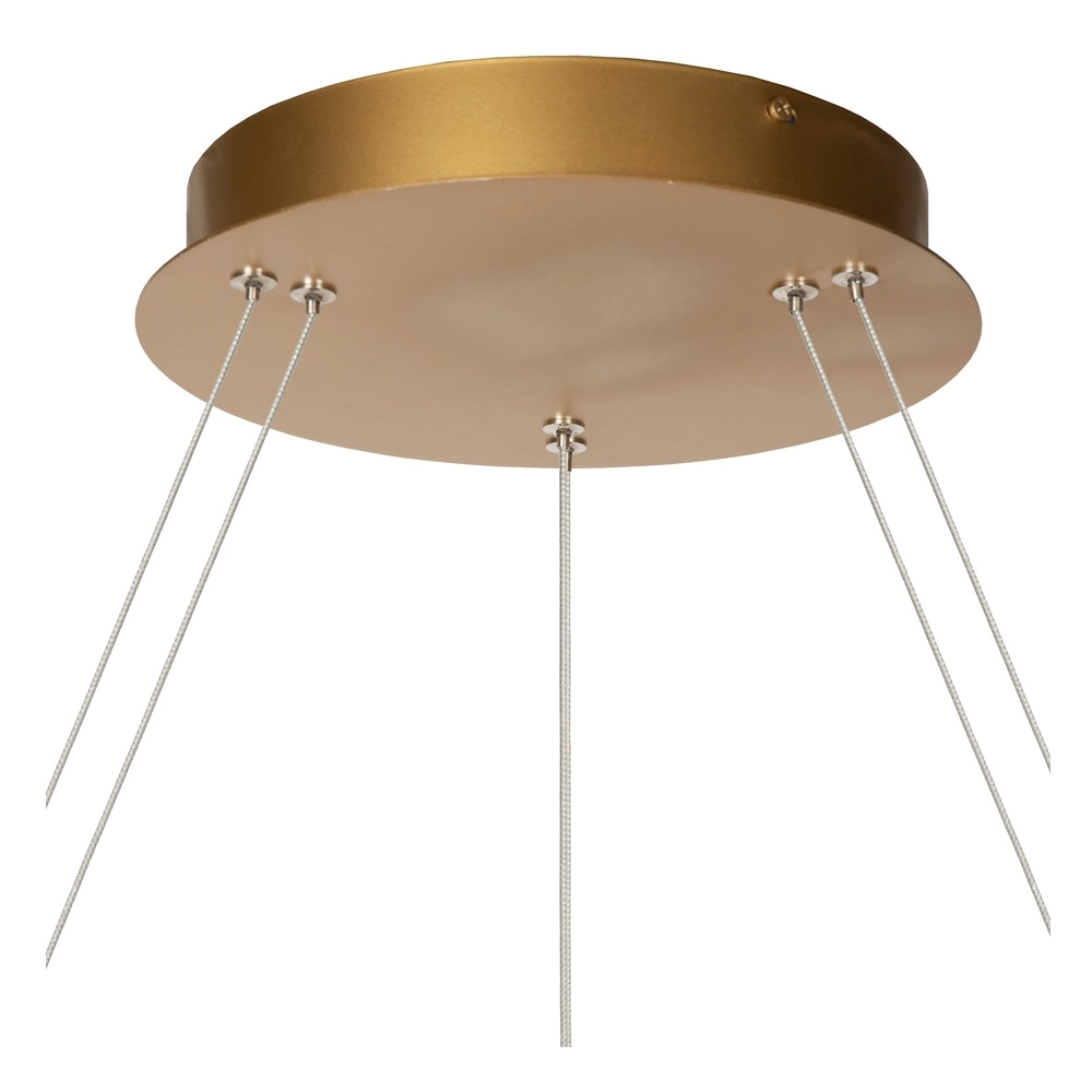 Gouden hanglamp Vidal Ø 78cm strak design Premium by Lucide 5411212460929