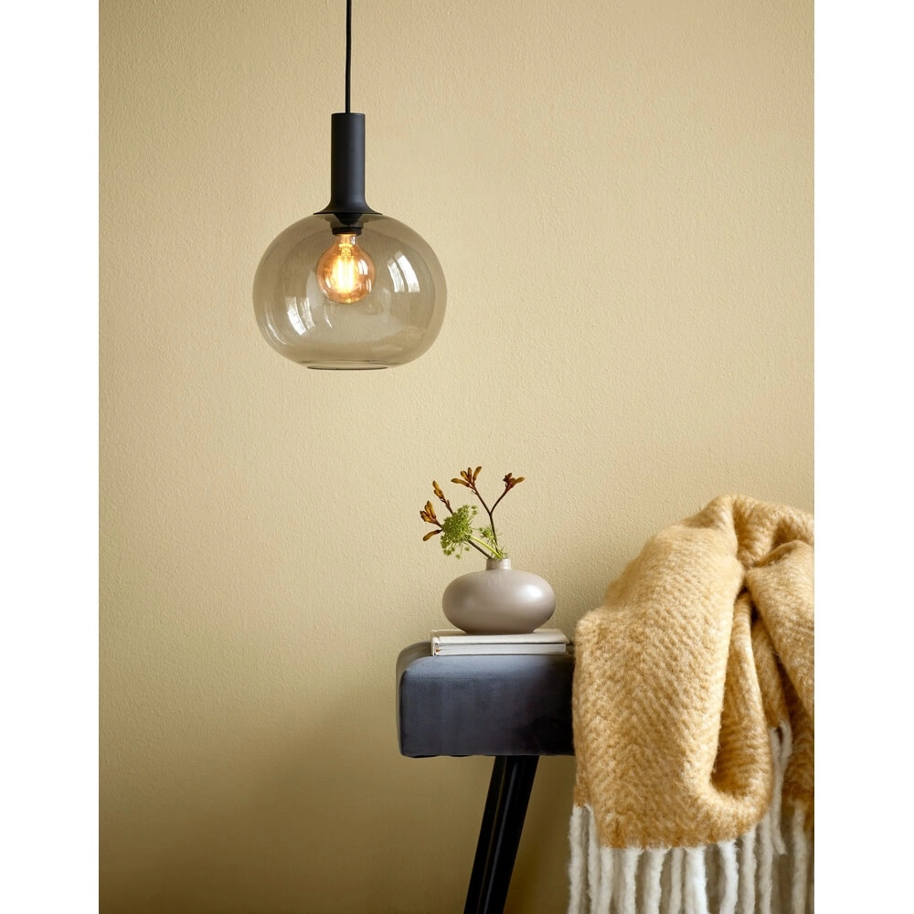 Glazen hanglamp Alton bol Ø 25cm smoke glas Nordlux 5701581452688
