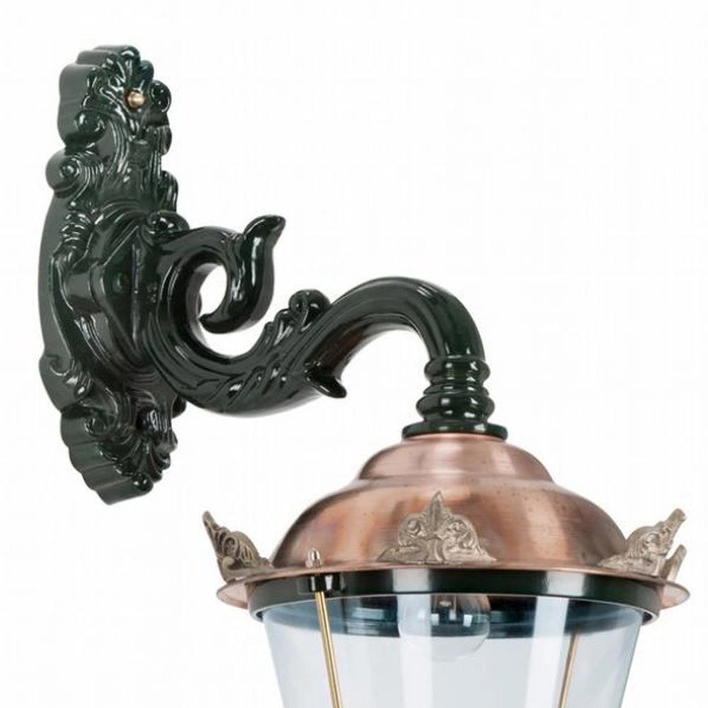 Nostalgische wandlamp Volendam 3 met kronen - zwart KS Verlichting 8714732130844
