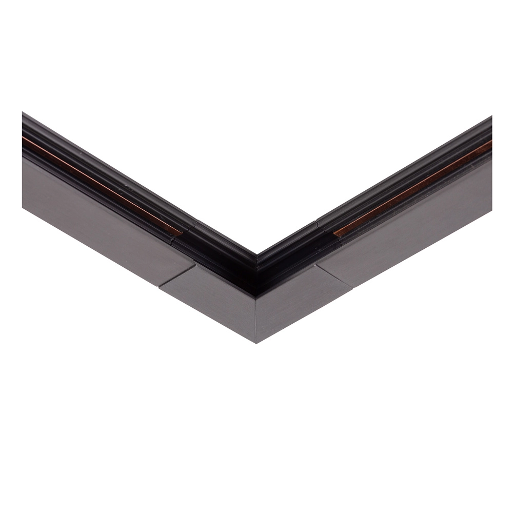 Verticale hoek 1-fase Linial mat zwart chroom Premium by Lucide 5411212552006