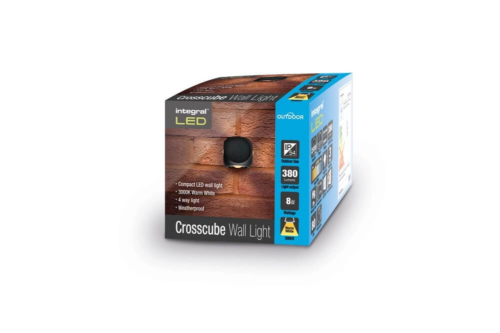 Wandverlichting Crosscube 4-lichts Lyora 5055788251194