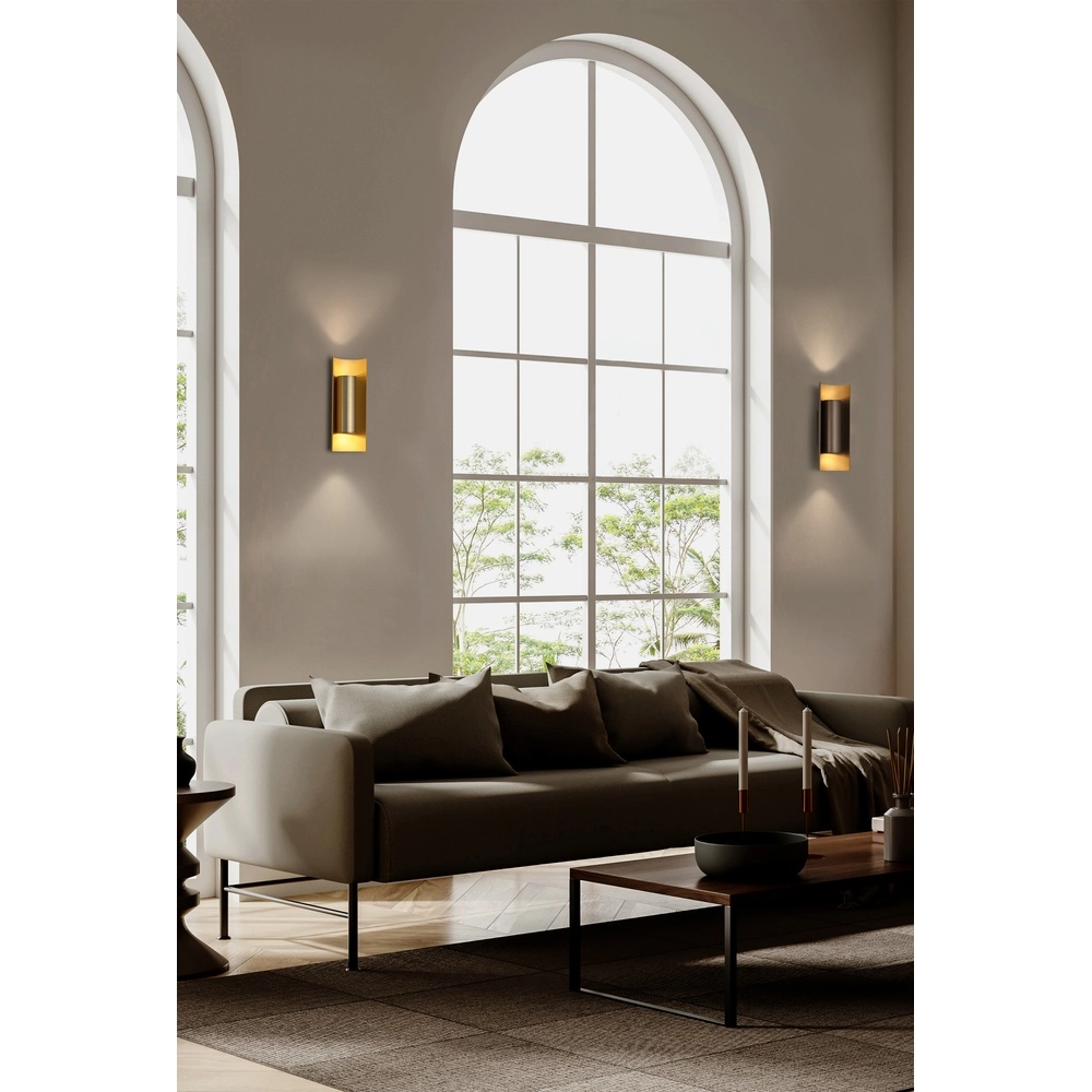 Design wandlamp Roll zwart Searchlight 5053423301358