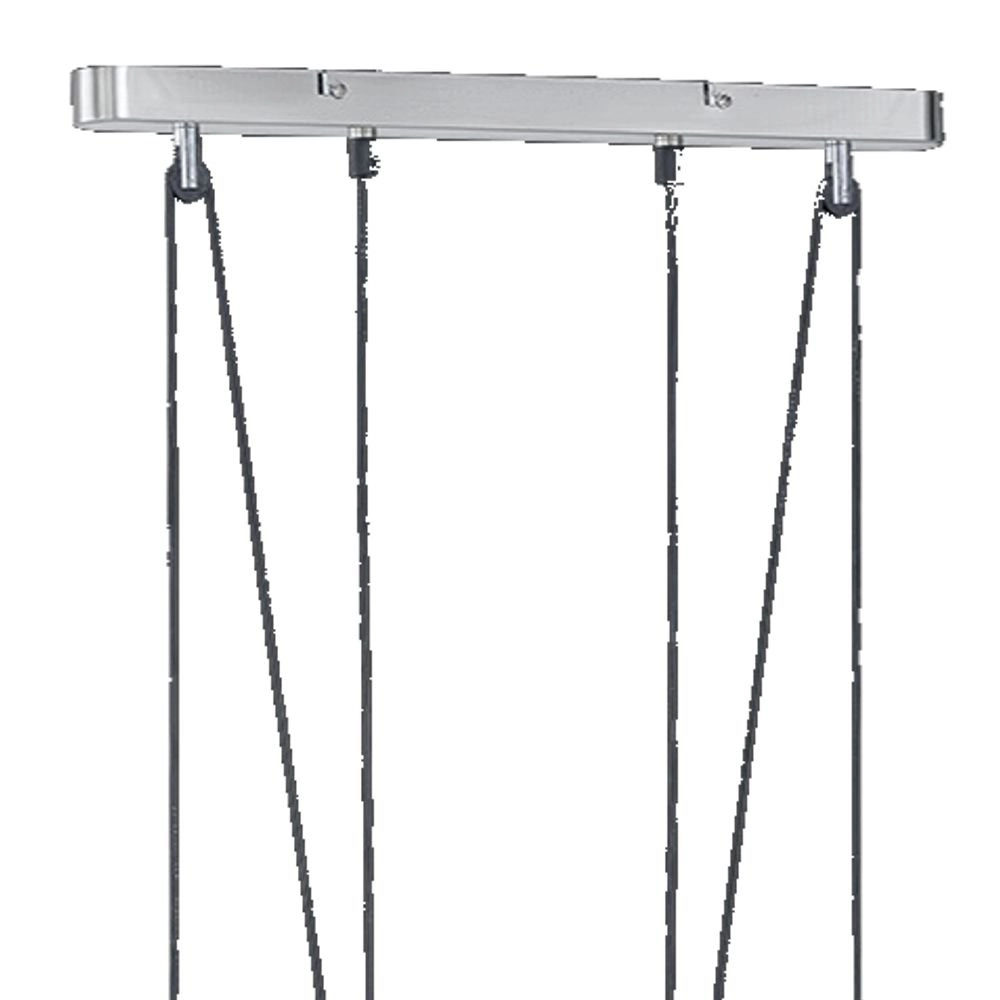 Moderne Hanglamp Series 3751 5-lichts nikkel mat Trio 4017807169027