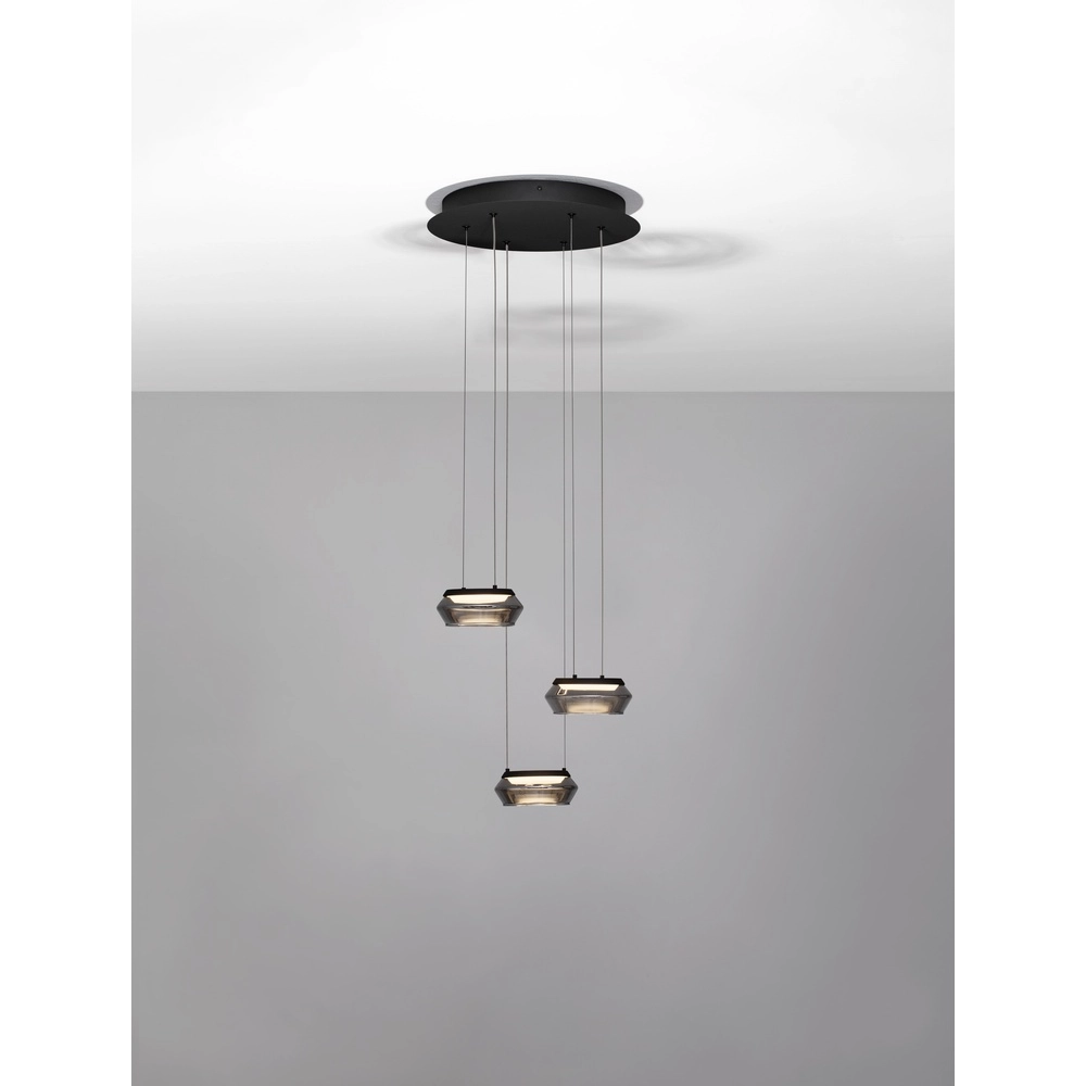 Strakke hanglamp Jailyn 3-lichts Lyora 5212017468390