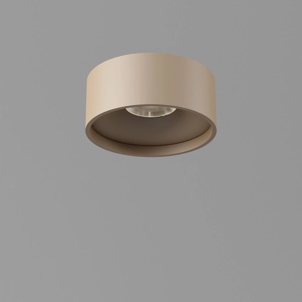 Strakke plafondlamp Oran Ø 12cm champagne Artdelight 8720701103702