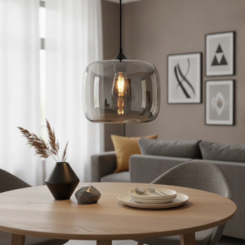 Rook glazen hanglamp Preston-28