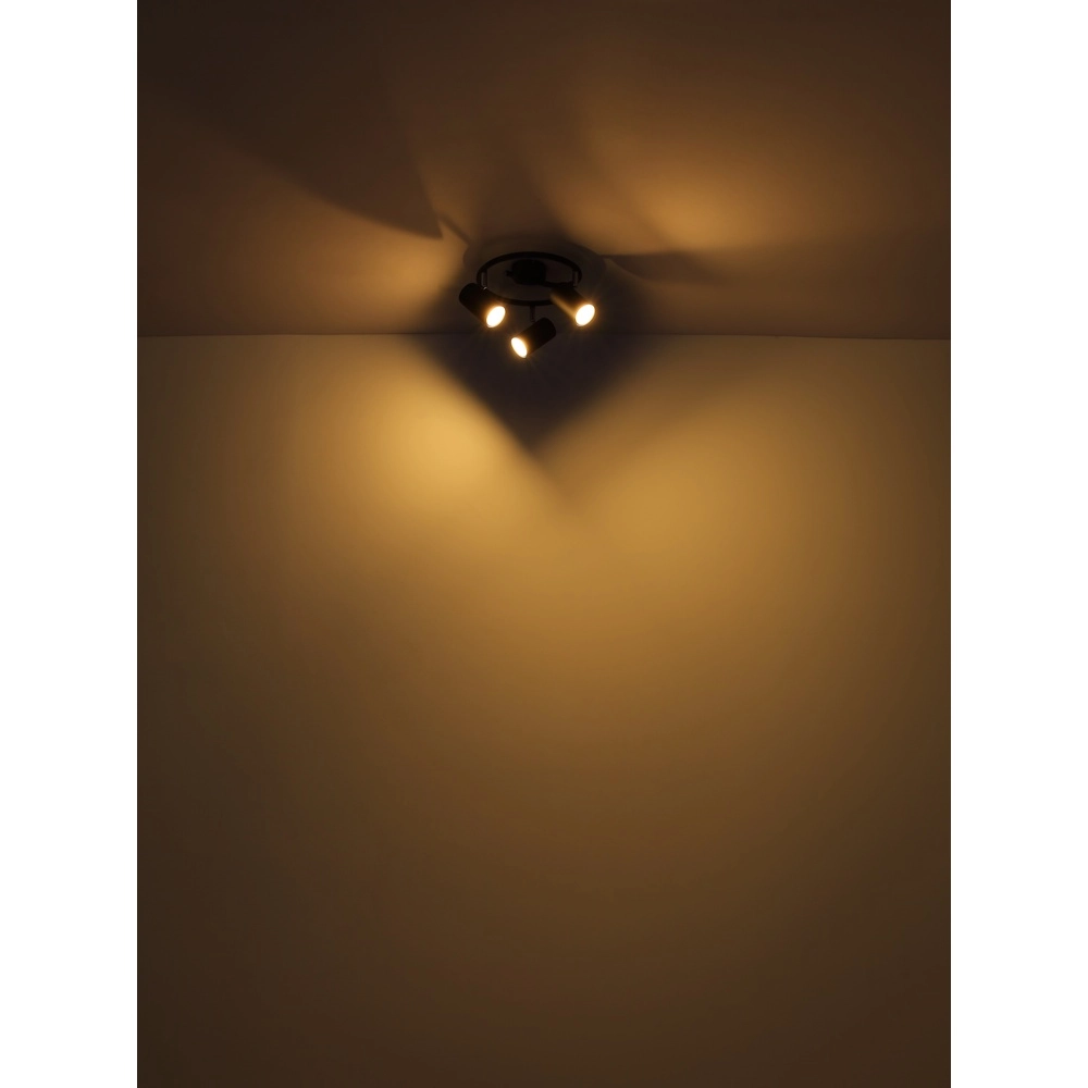 4-lichts plafondlamp Allvi zwart Globo 9007371451760