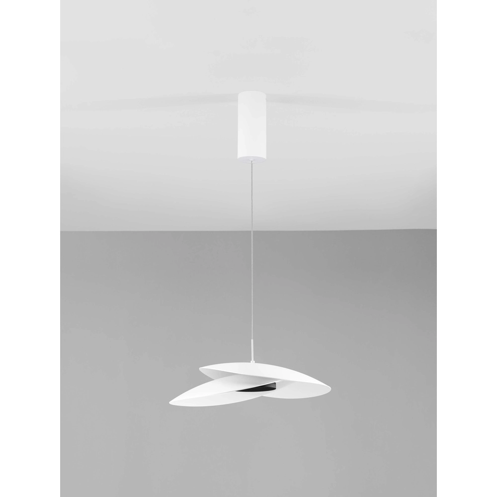 Hanglamp Olea design wit Ø 48cm Lyora 5212017456960