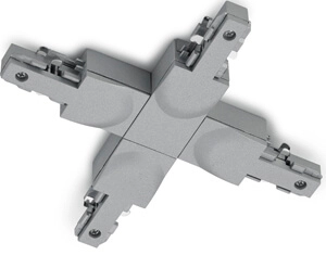 2-fase grijze kruisverbinder Duoline Trio 4017807470611