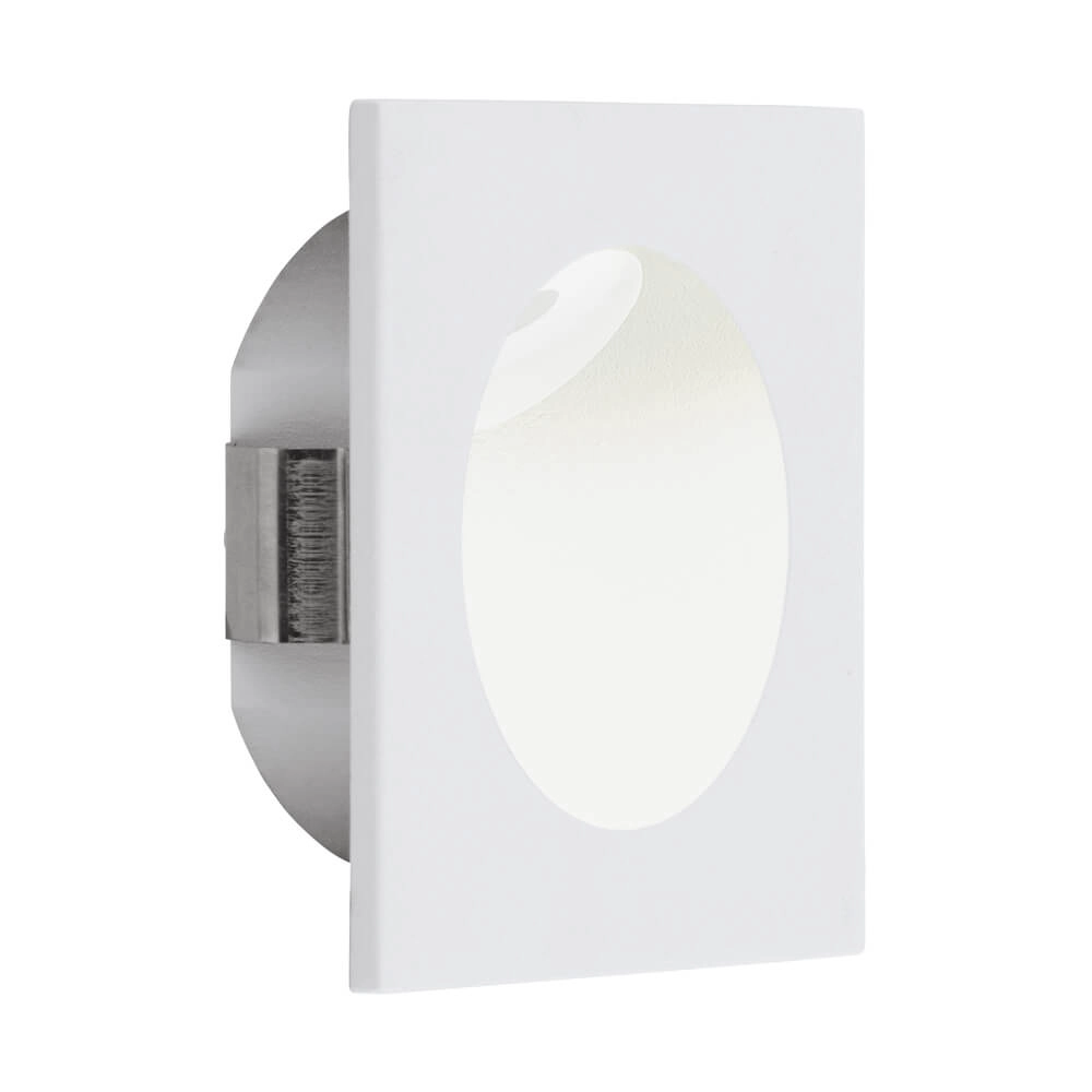 Inbouw trapverlichting Zarate 8cm wit Inbouw trapverlichting Zarate 8cm wit