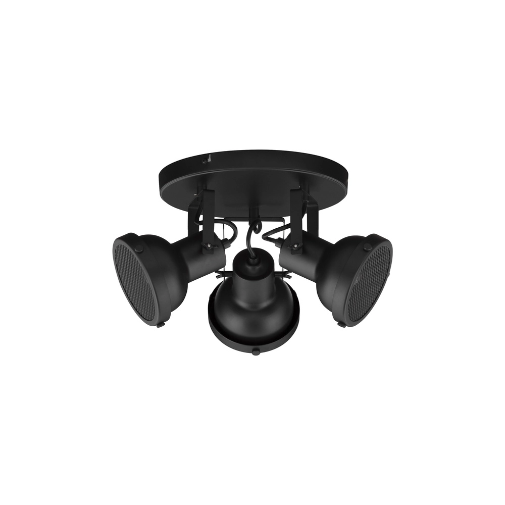 Plafondlamp Ruvi 3-lichts zwart Lyora 5212017446374