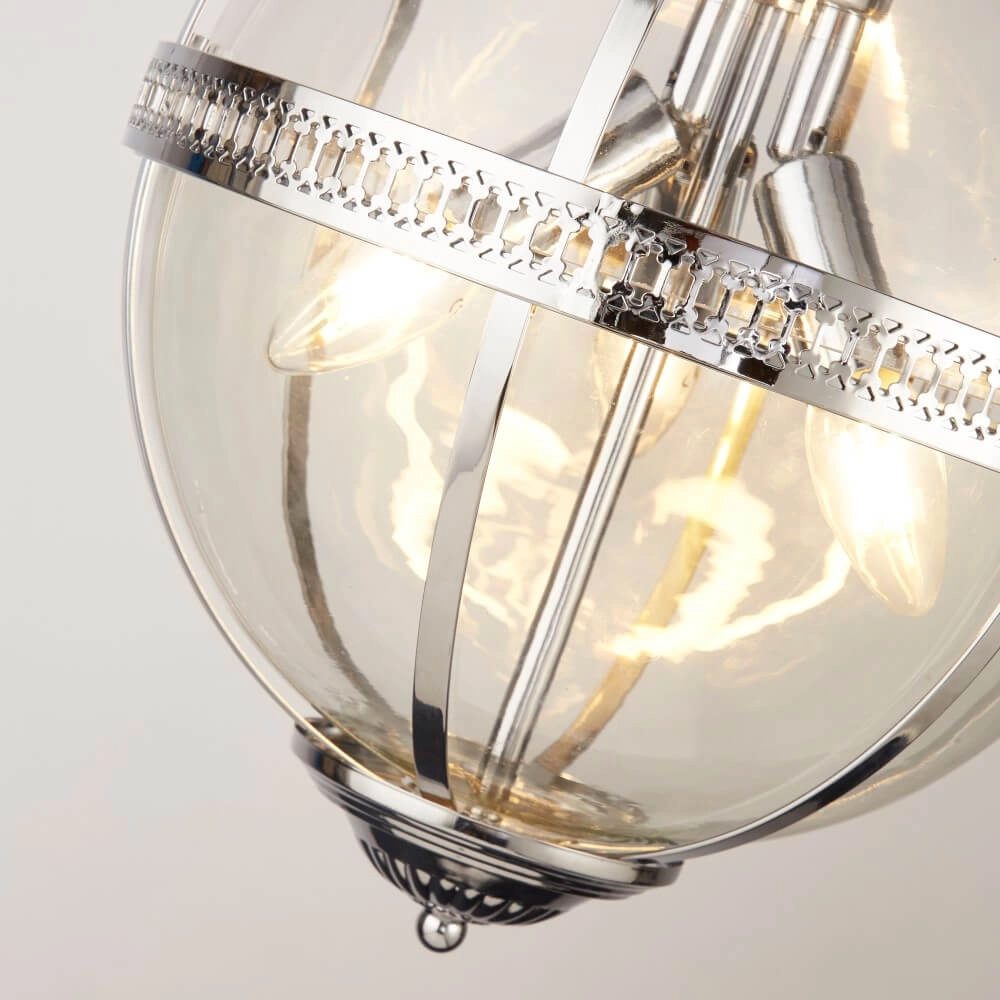 Klassieke hanglamp Coronet chroom Searchlight 5053423243061