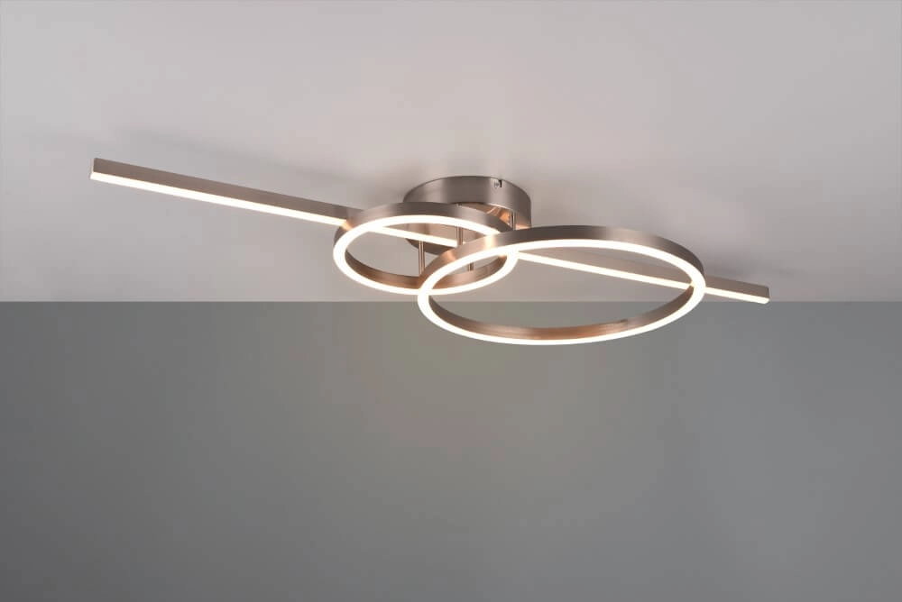Plafondlamp Montilla nikkel Trio 4017807574760