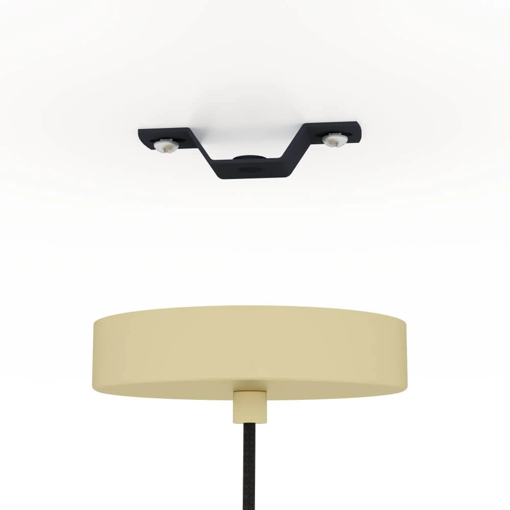 Moderne hanglamp Corojal cappuccino met goud Stars of Light 9008606243181