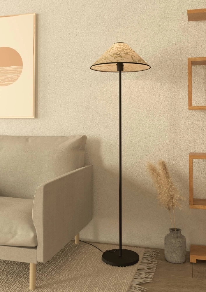 Natuurlijke vloerlamp Oxpark Ø 42cm Eglo 9002759439453