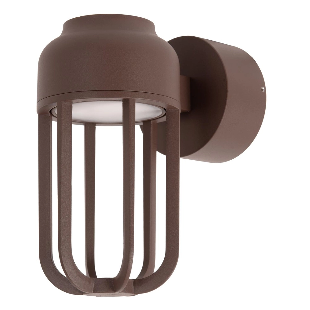 Wandlamp Wells roestbruin