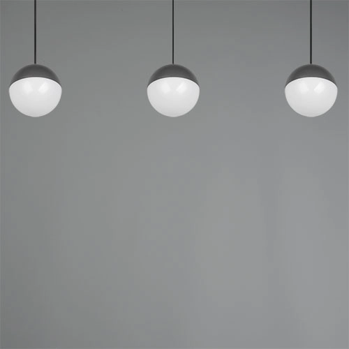 3-lichts hanglamp Senta antraciet Trio 4017807697858